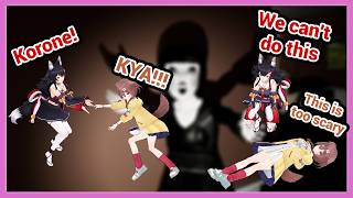 Korone and Mio, When a Scaredy Dog and Wolf Play Horror Game But They're too Funny!!! All Moments!!!