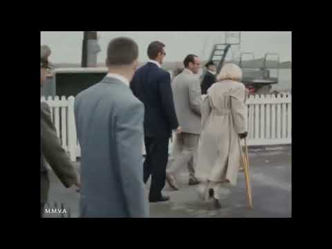 Very Rare Colour Home Movie Of Marilyn Monroe - On Crutches 1953