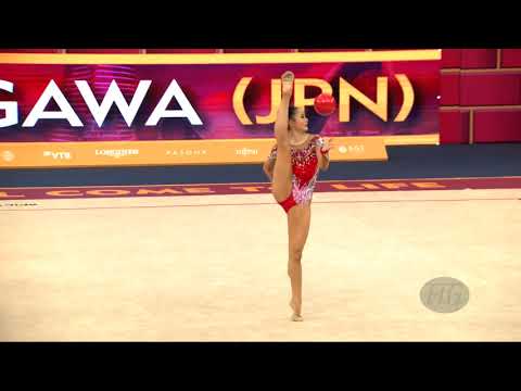 MINAGAWA Kaho (JPN) - 2019 Rhythmic Worlds, Baku (AZE) - Qualifications Ball