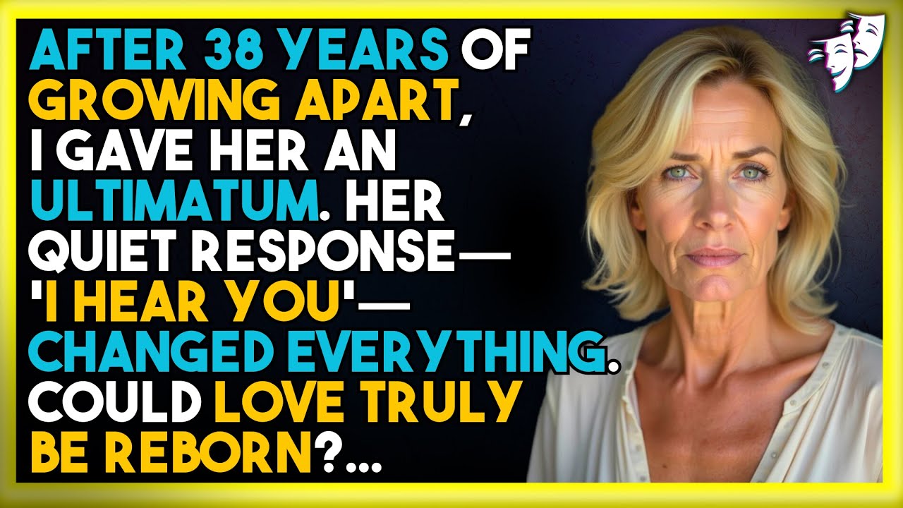 My Wife Said: 'I Hear You.' AFTER 38 YEARS!! She Finally Made 'Us' a Priority Again!