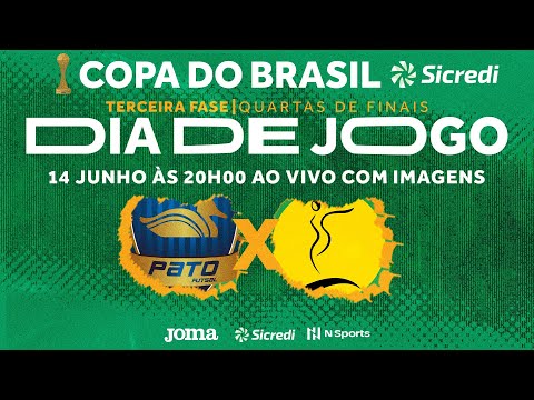 Copa do Brasil Sicredi 2022 - Pato Futsal x Praia Clube - Quartas de Finais - Jogo Ida - Ao vivo