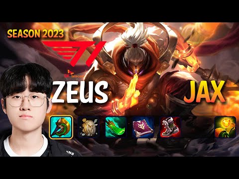 T1 Zeus JAX vs GNAR Top - Patch 13.20 KR Ranked