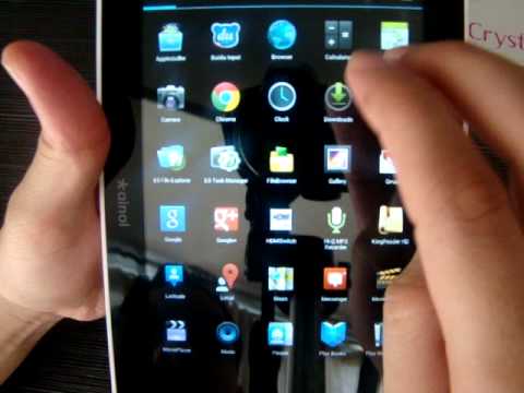 Ainol Novo 7 Crystal Tablet 1.5GHz Android 4.1 Jelly Bean MVA Unboxing