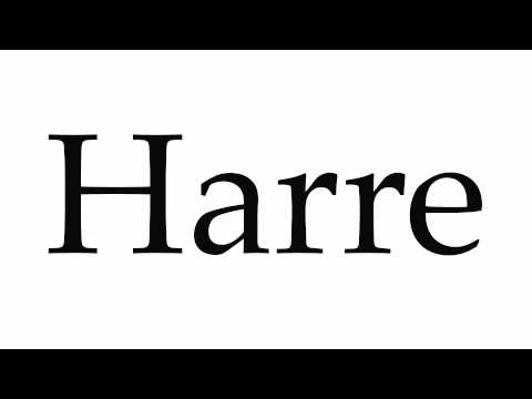 How to Pronounce Harre