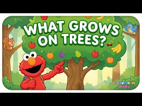 What Grows on Trees? Fun Facts for Kids | LEARNKIN KIDS Educational Video