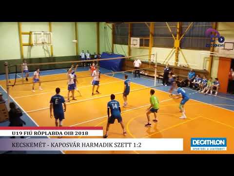 OIB U19 Fiú Röplabda - Kecskemét - Kaposvár harmadik szett 1:2