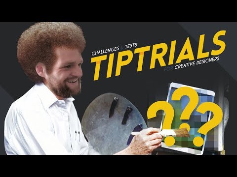 Following a BOB ROSS Tutorial on my iPad Pro | TipTrials