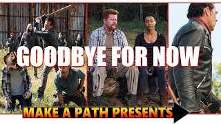 THE WALKING DEAD SEASON 7 FINALE REVIEW "Saying goodbye for now!"