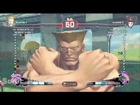 SSFIV AE Ver.2012 : Oo AERODETH oO ( Guile ) VS Derrick Legend ( Juri ) Ranked Match On Xbox 360