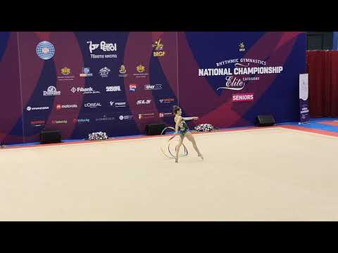 Leonor Bozhanova, ribbon, DP Elit 2019