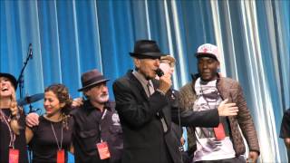 Leonard Cohen in Amsterdam: 20th September 2013:Final 17 minutes of Concert (crew on stage )