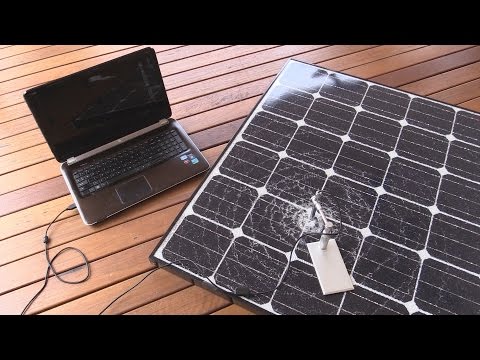 EEVblog #846 - Solar Panel Micrometeorite Impact!