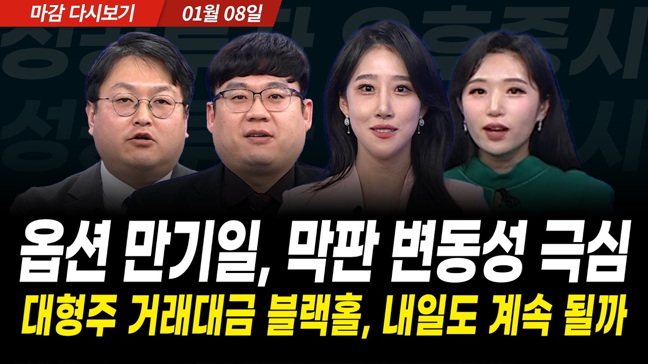 마감 직전까지 극심했던 변동성, 삼성전자 움직임에 지수 '출렁' 내일도 계속될까 (2025년 1월 8일 장 마감)?