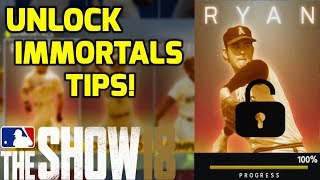 How To Unlock Immortals Fast And Cheap Explained! MLB The Show 18 Diamond Dynasty Tips