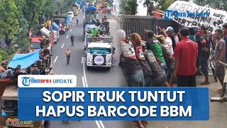 Bawa Sound Horeg, Ratusan Sopir Truk Geruduk Kantor Pertamina Surabaya Protes Barcode