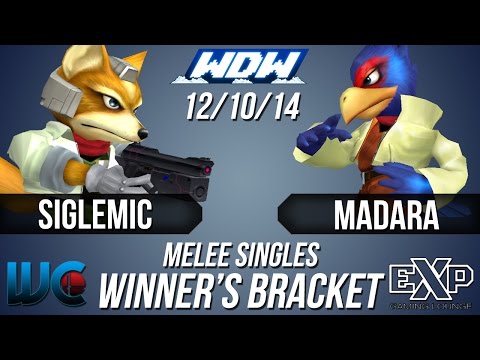 WDW 12/10/14 - Siglemic (Fox) vs. MADARA (Falco/Marth) Melee Winner's Bracket