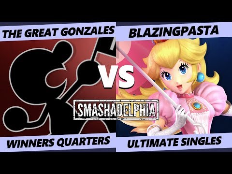 Smashadelphia 2019 SSBU - The Great Gonzales (G&W, Palutena) Vs. BlazingPasta (Peach) Ultimate WQ
