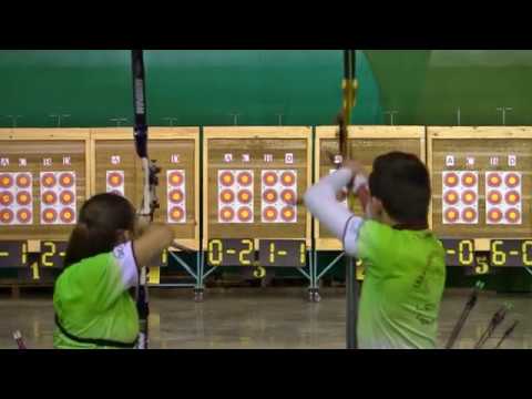 Compétition par le comité départemental de tir à l'arc à Lescar