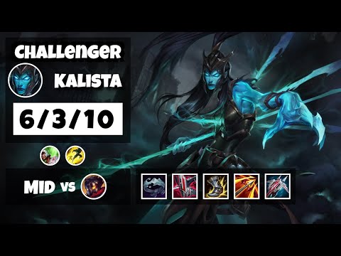 Kalista vs Viktor Mid 11.8 Challenger Gameplay S11 (6/3/10) - NA