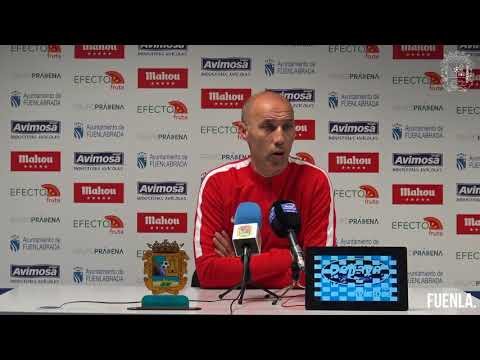 Rueda de prensa de Antonio Calderón J33. UD Sanse-CF Fuenlabrada
