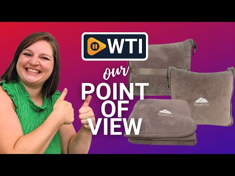 BlueHills Travel Blanket Pillows - WTI product video review