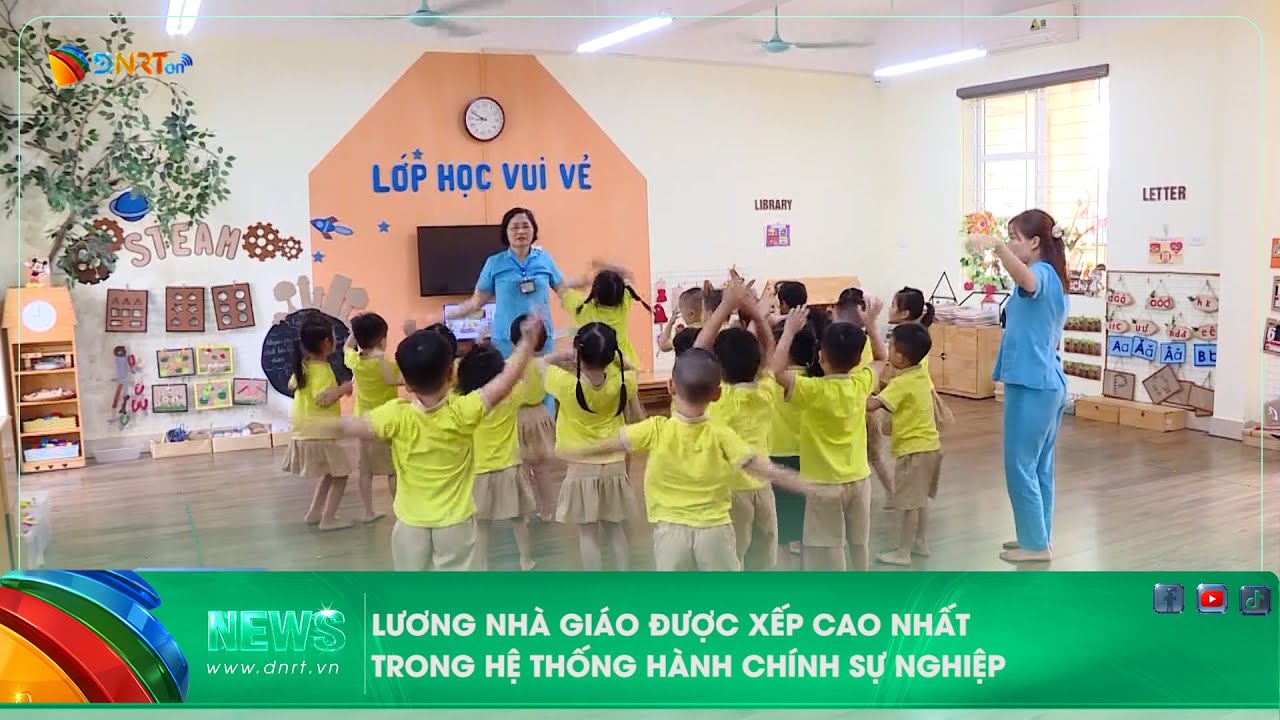 LƯƠNG NHÀ GIÁO ĐƯỢC XẾP CAO NHẤT TRONG HỆ THỐNG HÀNH CHÍNH SỰ NGHIỆP