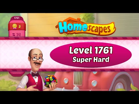 Homescapes Level 1761 Super Hard | No Boosters | Playrix