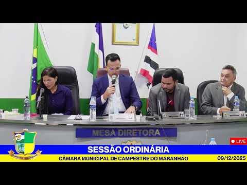 Sessão Ordinária da Câmara Municipal de Campestre do Maranhão - 09/12/2025
