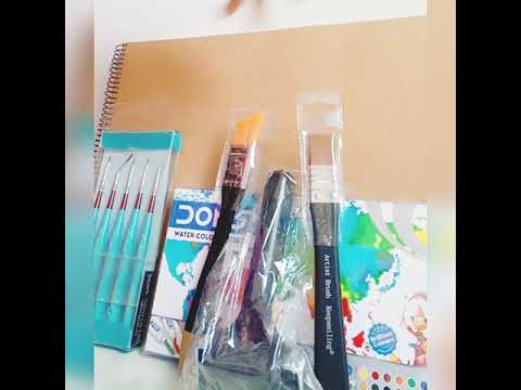 Watercolor, brushes-Unboxing, review|DJ Bryanflow, John Eric and Los Fantastikos-RakaTakaTaka Lyrics