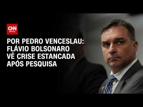 Flávio Bolsonaro vê crise estancada após pesquisa | CNN 360°