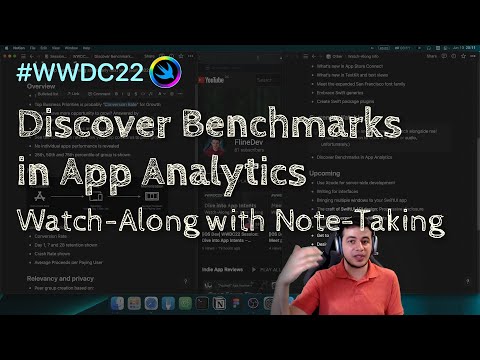 [iOS Dev] WWDC22 Session: Discover Benchmarks in App Analytics – Watch-Along with Note-Taking thumbnail