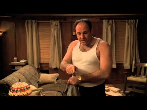 The Sopranos - Gloria Trillo throws roast beef at Tony's head