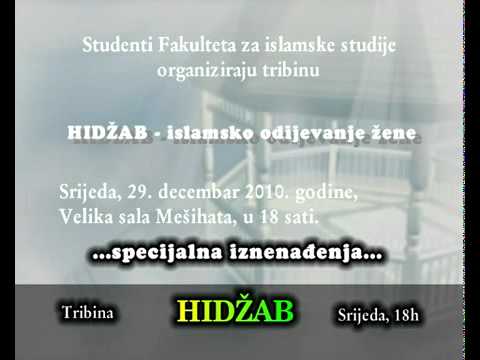 Tribina "HIDŽAB - islamsko odijevanje žene"