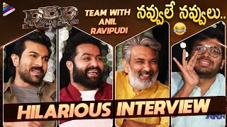 RRR Team Funny Interview with Anil Ravipudi | Jr NTR | Ram Charan | SS Rajamouli | Alia Bhatt