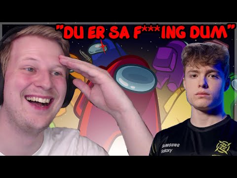 SLICER FORTNITE PRO'S I AMONG US... og de bliver MEGET sure! (Dansk Among us) | Zrool