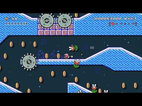 Icefell Mountain by paxsman - Super Mario Maker 2 - No Commentary 1bx