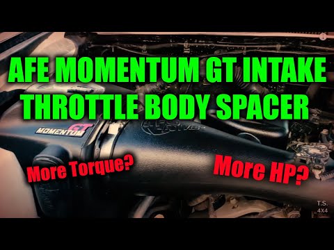 AFE Momentum GT Cold Air Intake & Throttle Body Spacer | Toyota Tacoma | Install | Impressions |