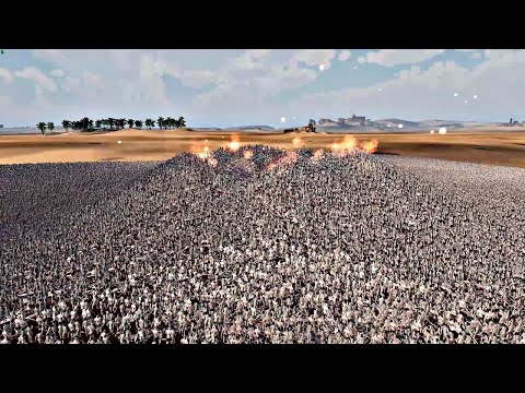 CAN 100 CLEOPATRAS MAKE A PYRAMID WITH 1 MILLION ZOMBIES ? Ultimate Epic Battle Simulator 2 UEBS