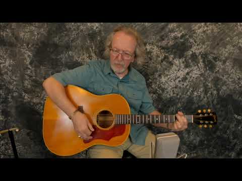 Video Demo Vintage RARE 1965 Gibson J50 Adjustable Bridge Dreadnought Acoustic Guitar New Strings Pro Setup Hard Shell Case image 16