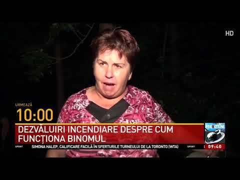 Incendiu puternic în Bistrița. Casa unei familii cu patru copii a ars în întregime