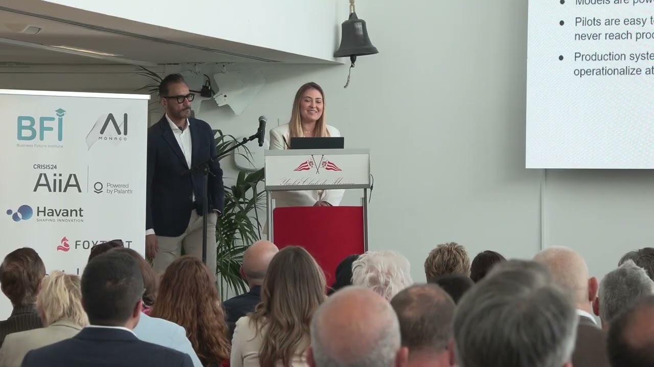 Panel: Amir Phili, AiiA Crisis24 and Maria Franco, Foxtrot Services - Yacht Club de Monaco 2026