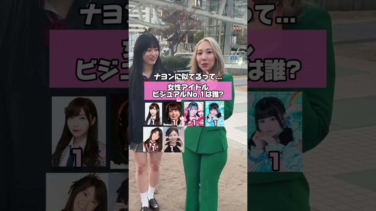 アイドルビジュアルNo1は誰?