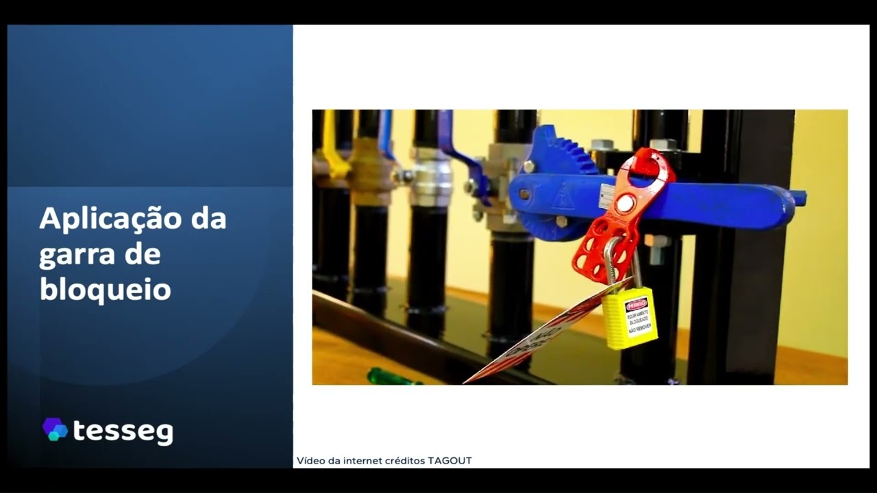 A8 LOTO   Dispositivos para o bloqueios de energias  Aula #04