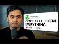 Why Sharing Your Feelings Can Kill Your Relationship
