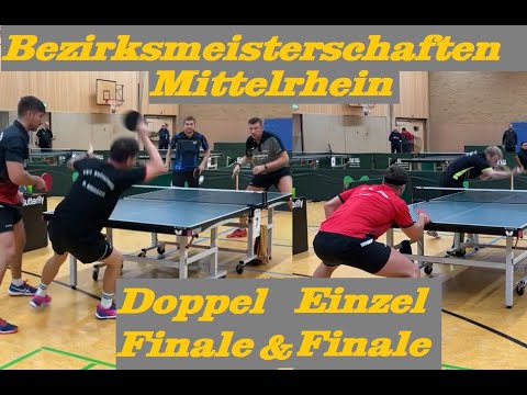 WTTV Bezirksmeisterschaften | Finale  Doppel und Einzel Herren A bis3000 TTRb