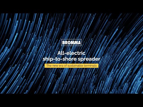 The new era of sustainable terminals! Bromma virtual launch of all-electric  STS spreader