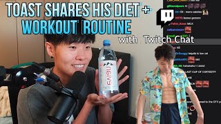 Disguised Toast shares his diet , Workout + Abs yet  | Just Chatting Twitch