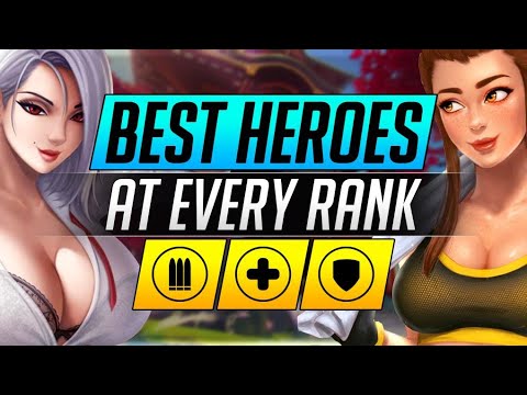 The BEST HEROES You MUST PLAY at Every Rank of Overwatch - RANK UP FAST - Advanced Guide