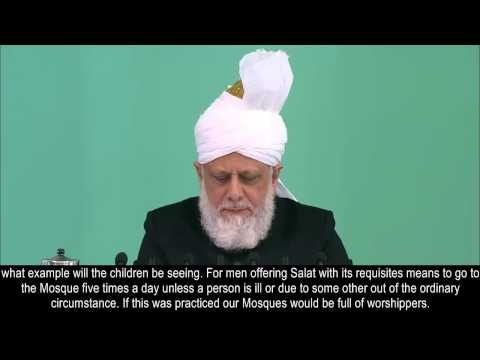 Friday Sermon Summary | The importance of Praying in the Mosque | 02nd January 2015