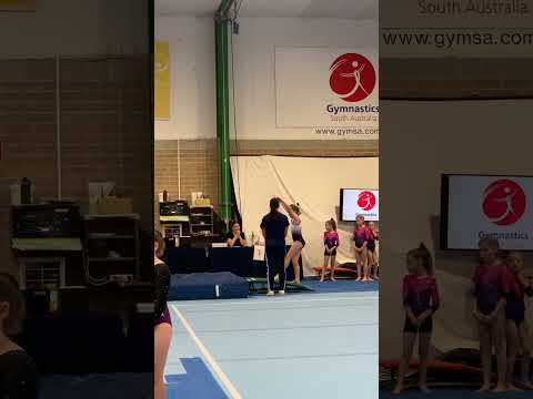 First competition! Vault Level 2 WAG